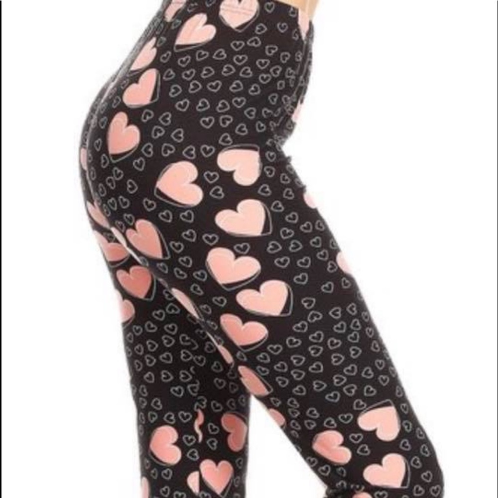 Valentine heart print
